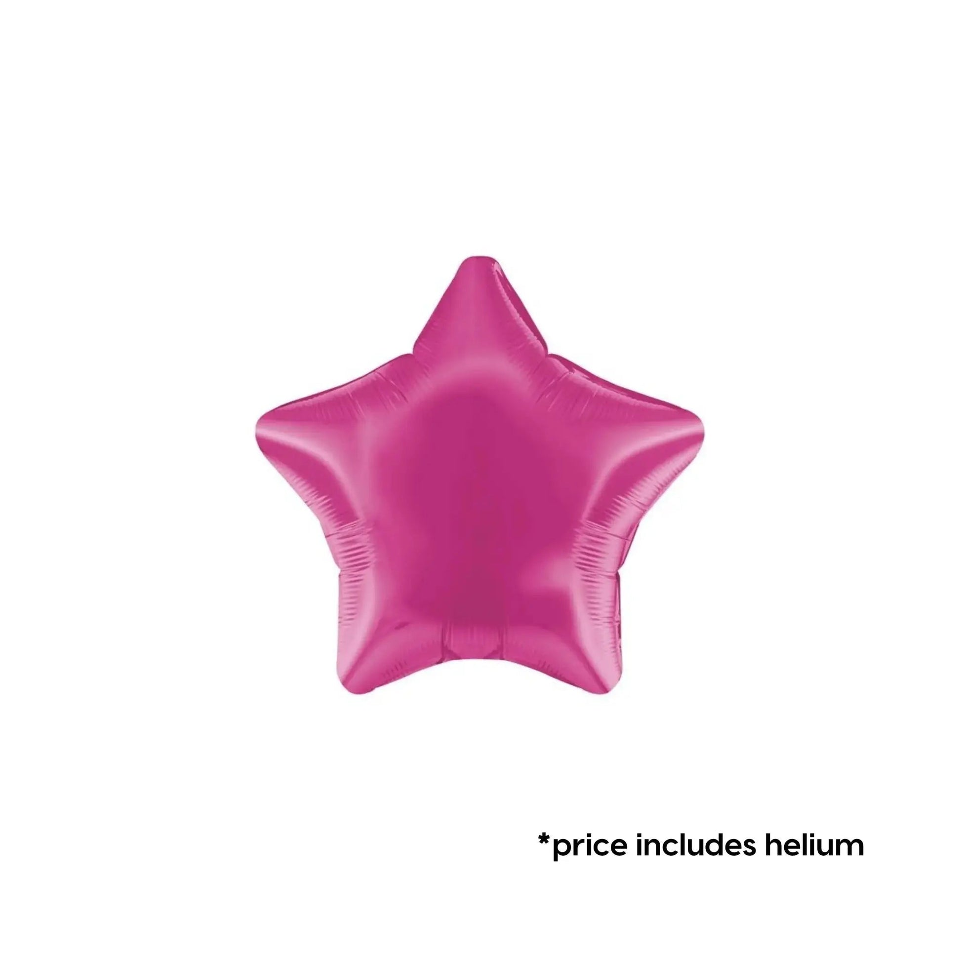 Fuschia Star Balloon