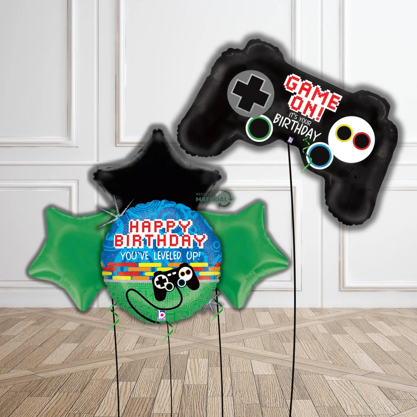 Gamer Level Up Birthday Balloon Bouquet | The Party Hut