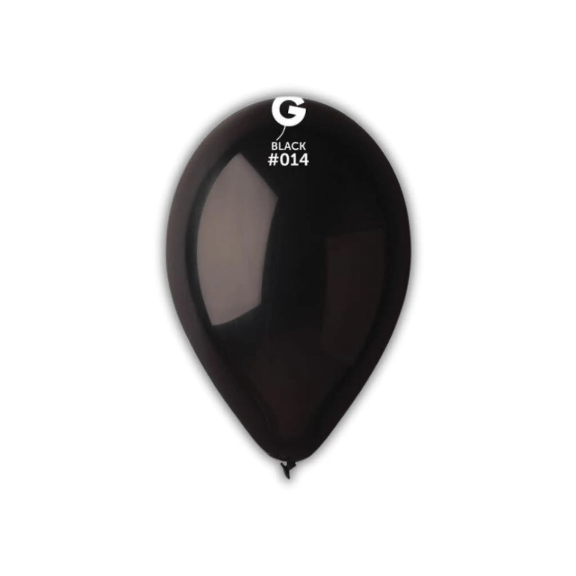 Gemar Professional Decorator Pack #014 13" Black Latex Balloons - 50 Pack