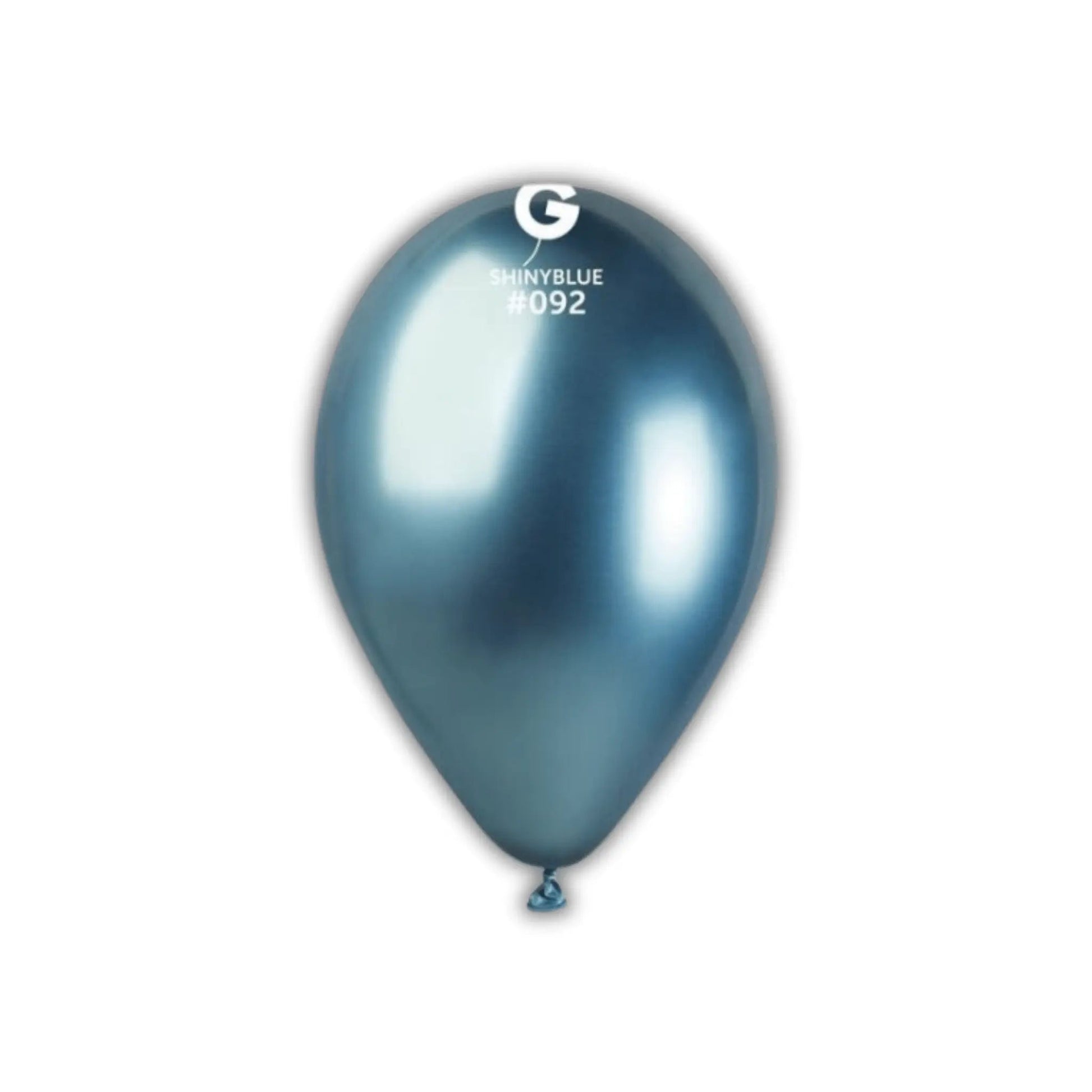 Gemar Professional Decorator Pack #092 13" Shiny Blue Latex Balloons - 50 Pack