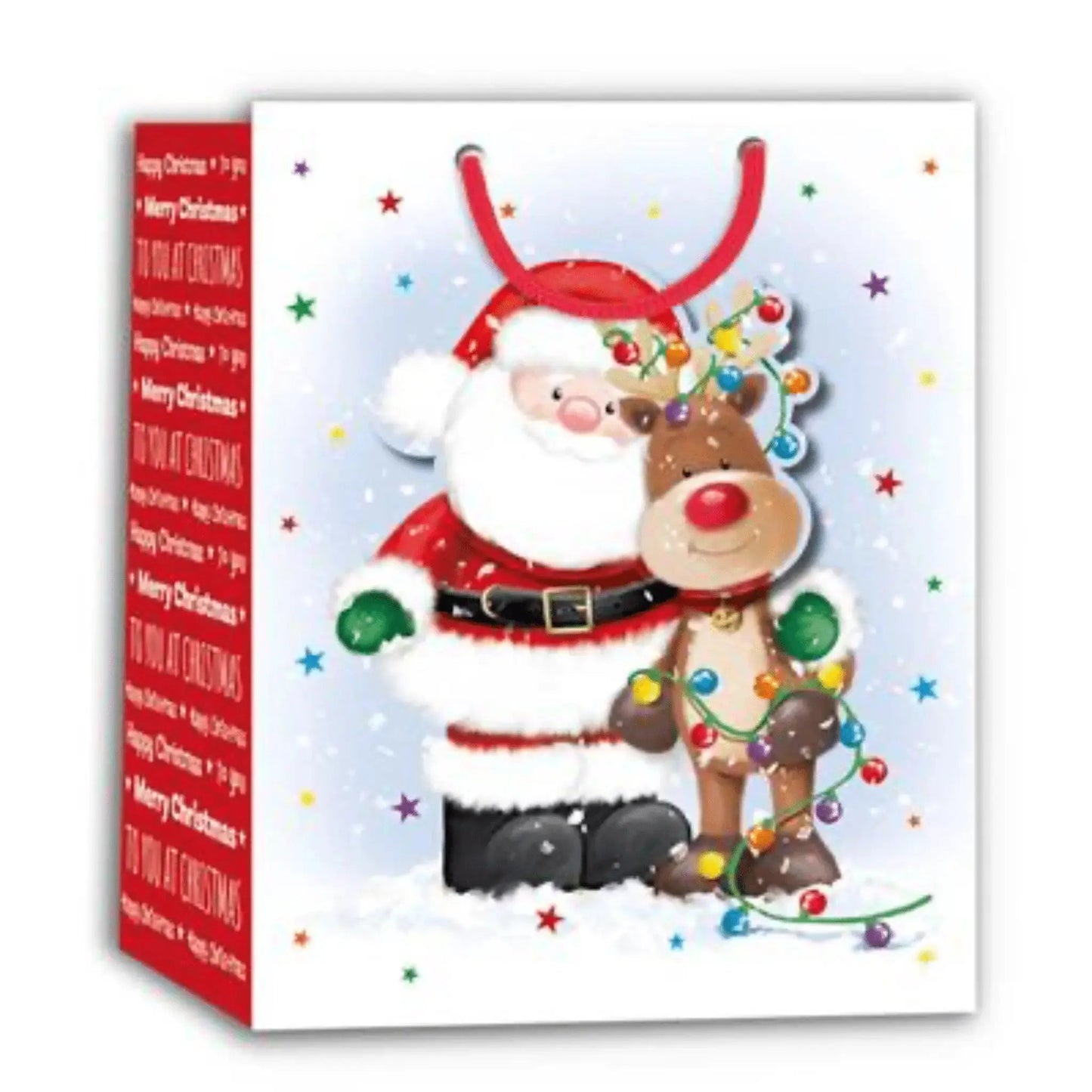 Giant Santa & Friends Gift Bag | The Party Hut