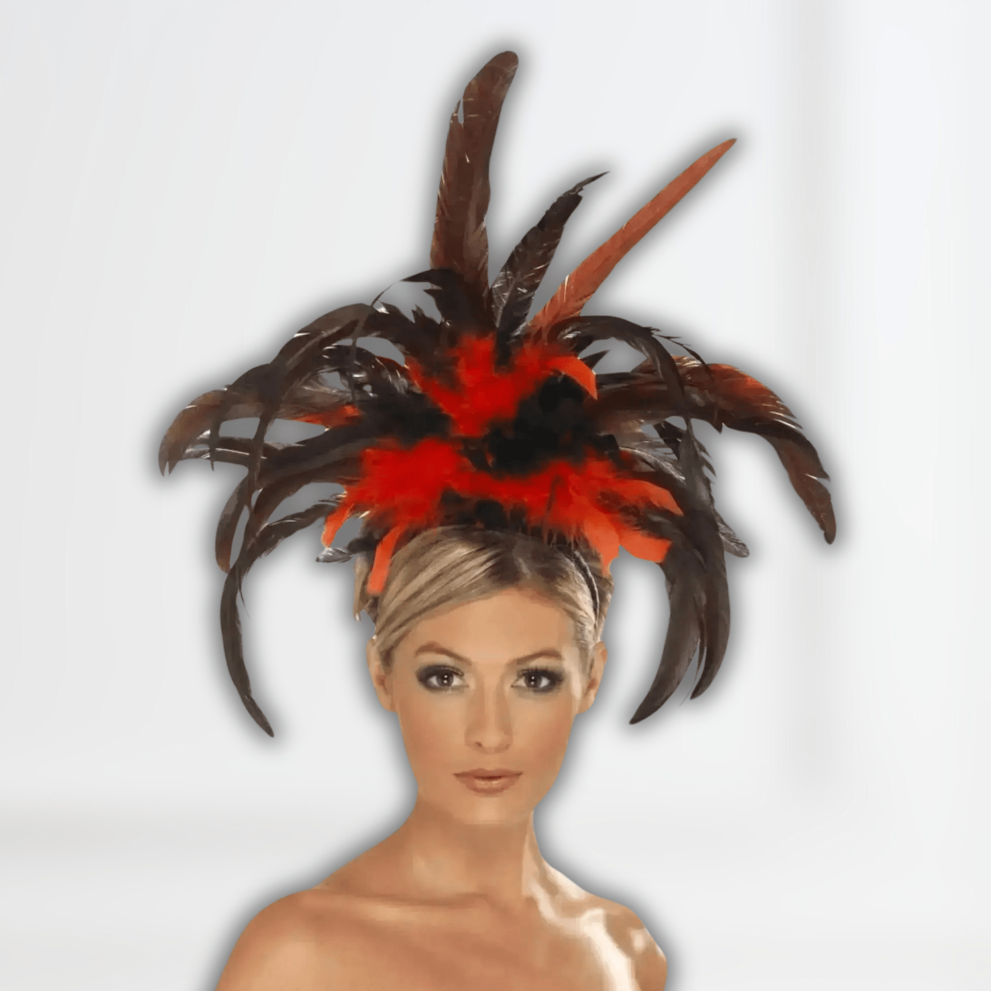 Glamour Feathered Burlesque Headband