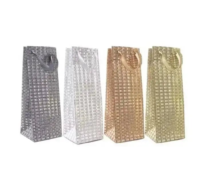 Glitter Bottle Gift Bags