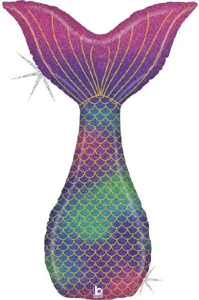 Glitter Mermaid Tail Balloon