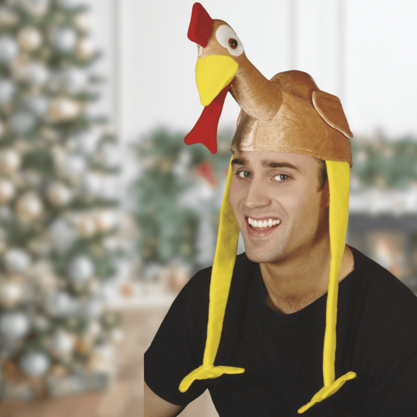 Gobbler Bonnet Turkey Hat – A Festive Accessory for Thanksgiving and Christmas! | The Party Hut