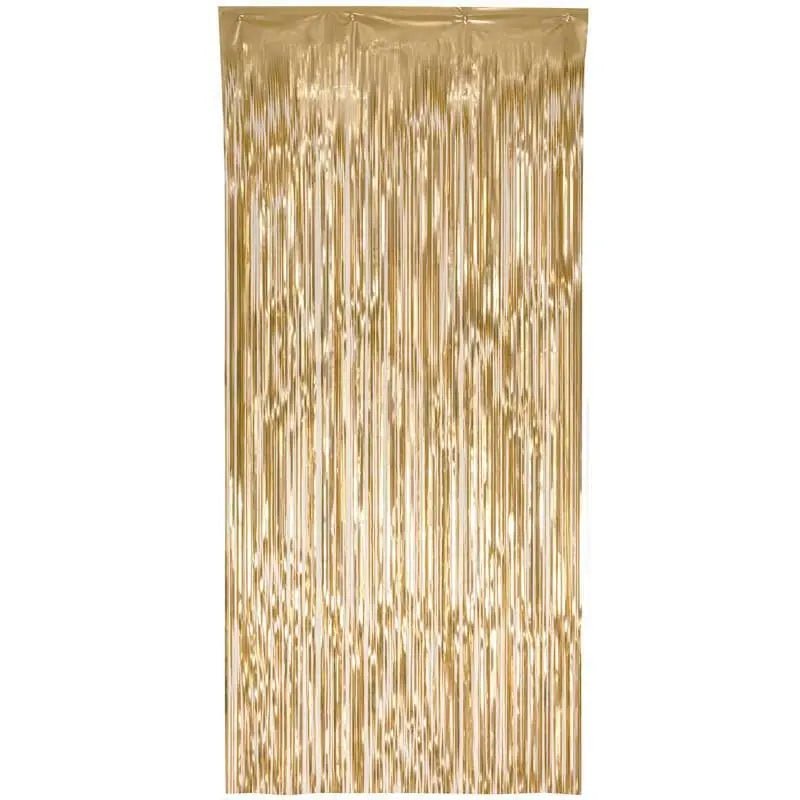 Gold Foil Curtain 3ft x 8ft | The Party Hut