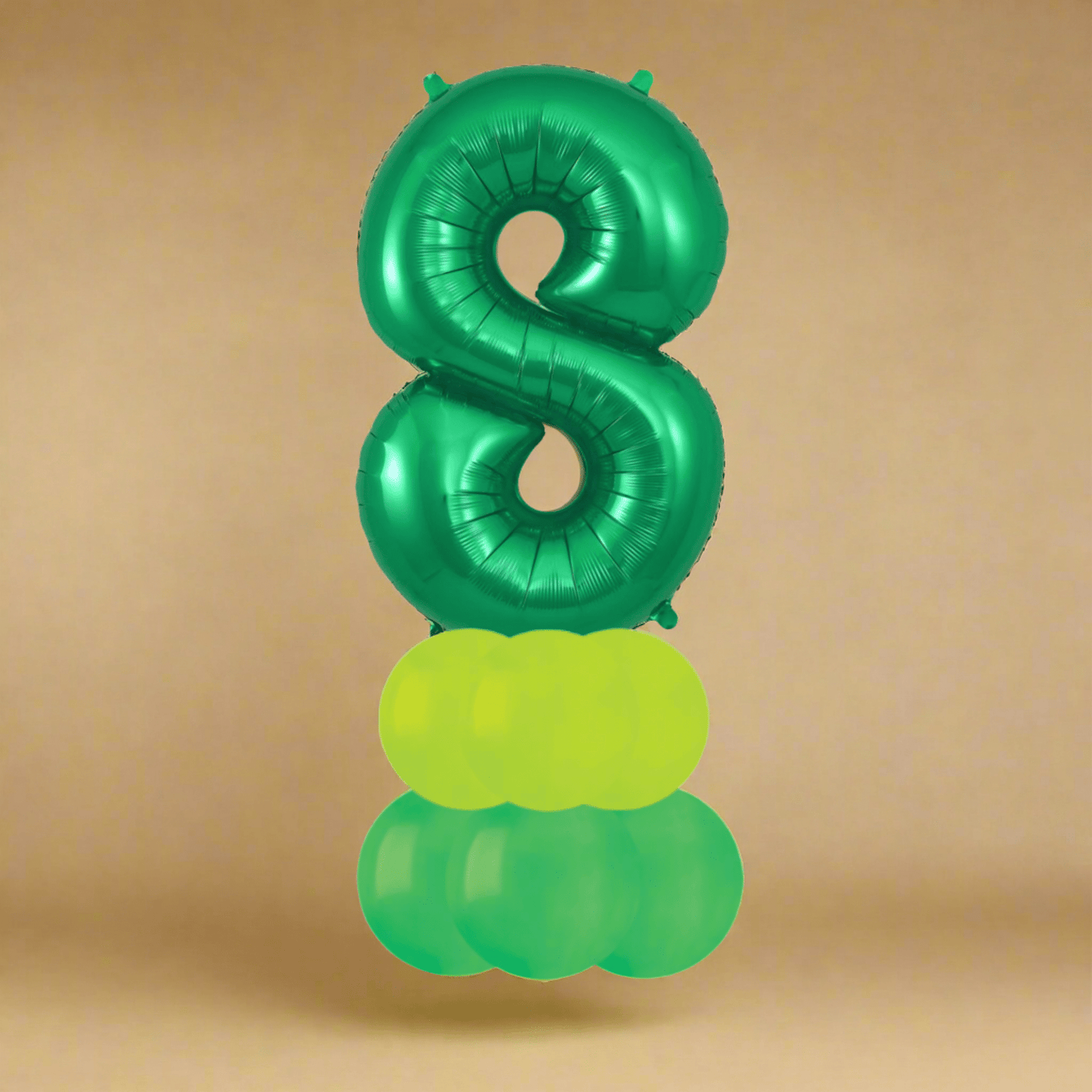 Green Basic Number Stack | The Party Hut