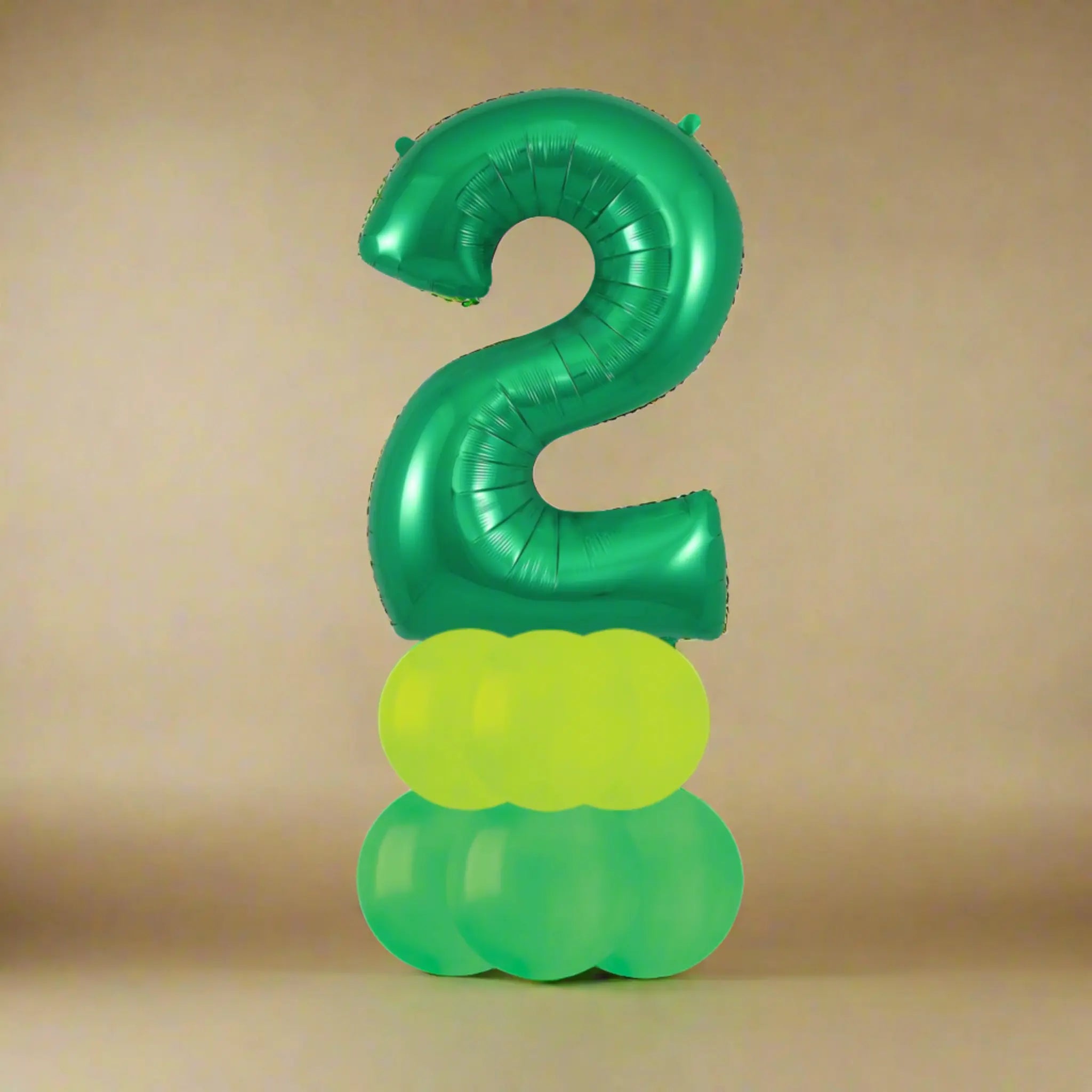 Green Basic Number Stack | The Party Hut