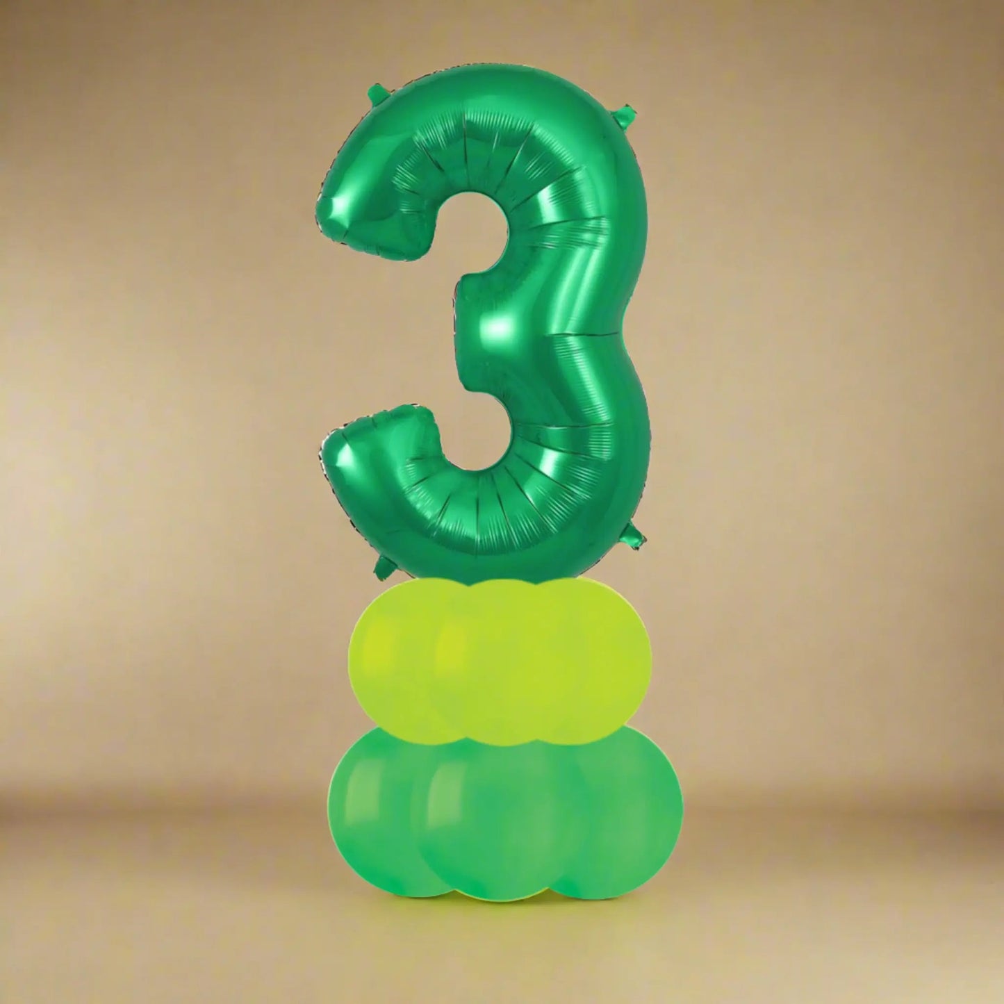 Green Basic Number Stack | The Party Hut