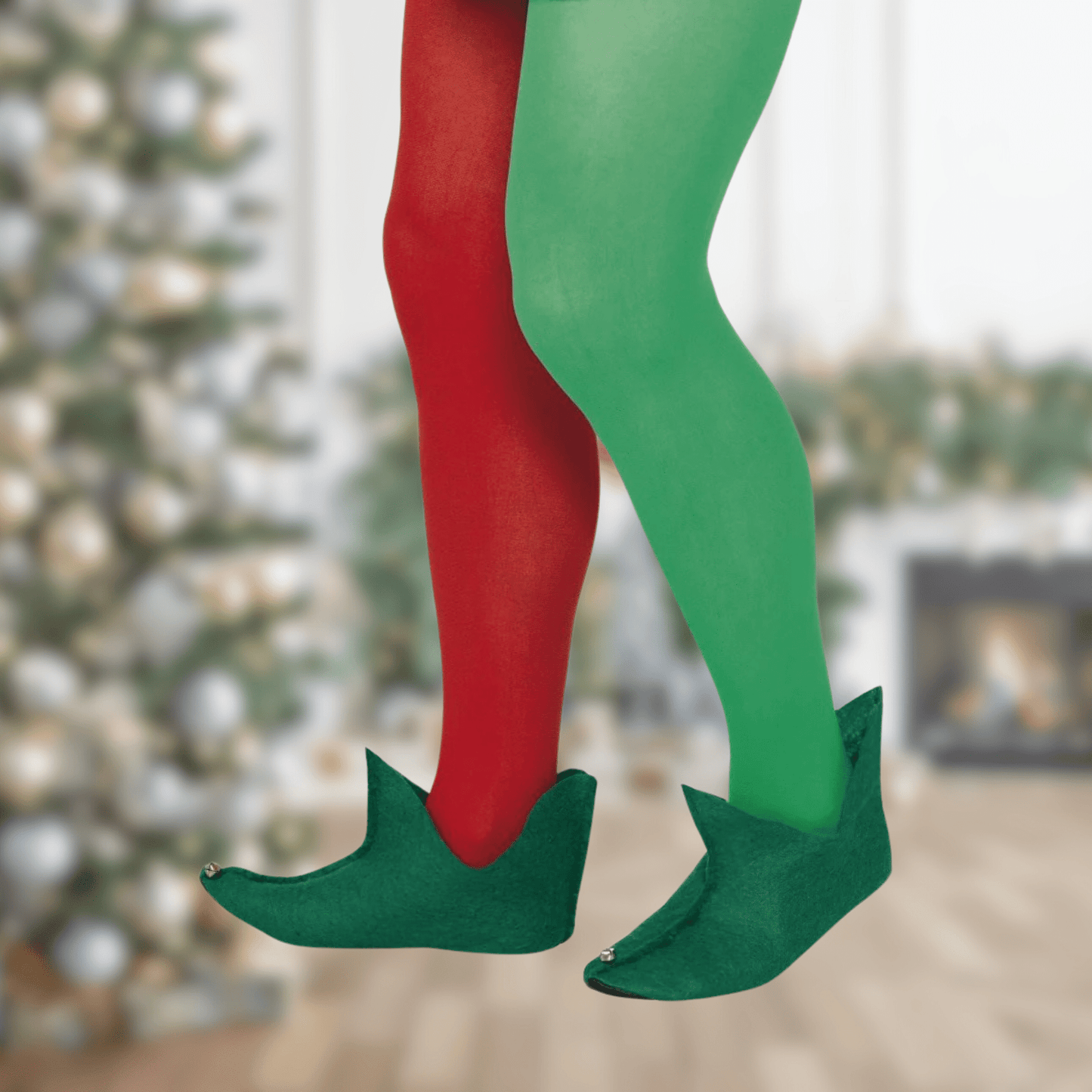 Green Elf Boots – Festive Christmas Footwear for Holiday Fun | The Party Hut