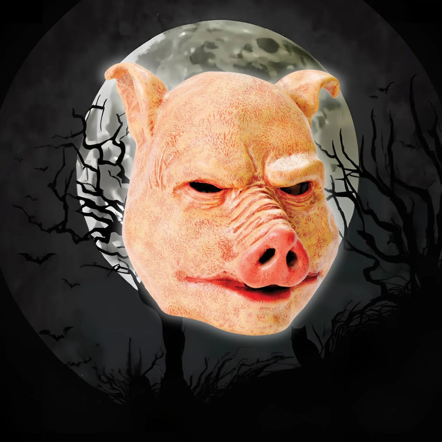 Grim Oink - Horror Pig Latex Mask | The Party Hut