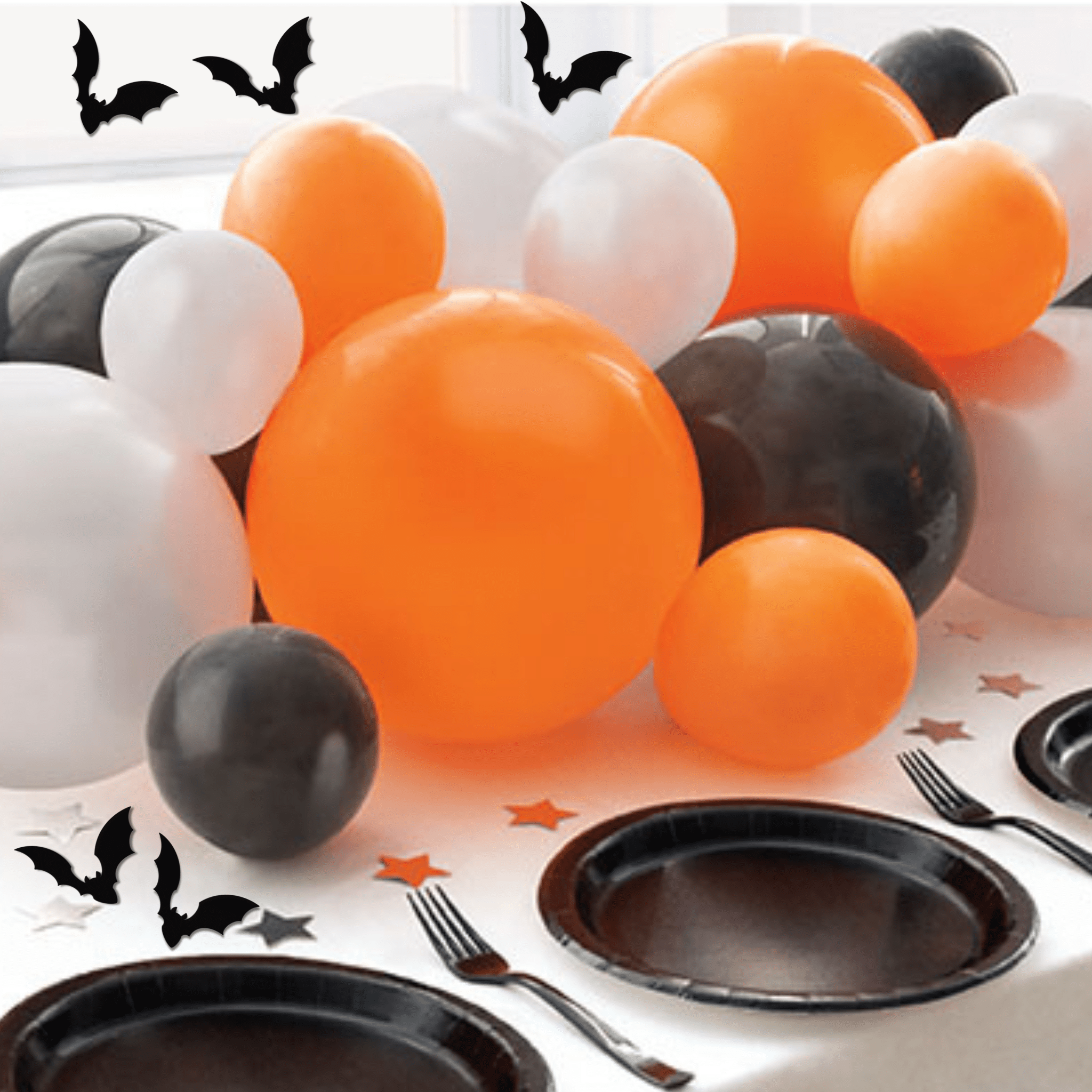 Halloween Balloon Garland Orange Themed | The Party Hut