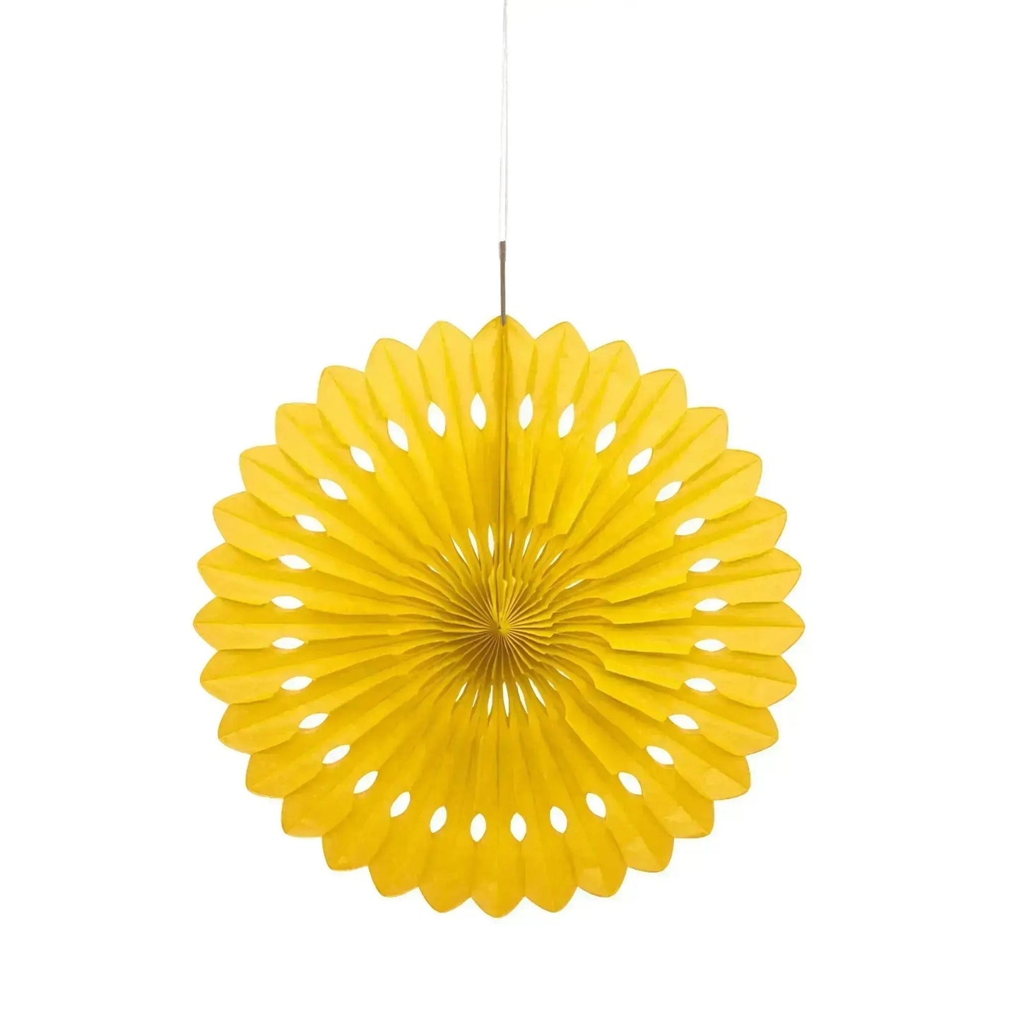 Hanging Fan Decoration - Sunflower Yellow | The Party Hut