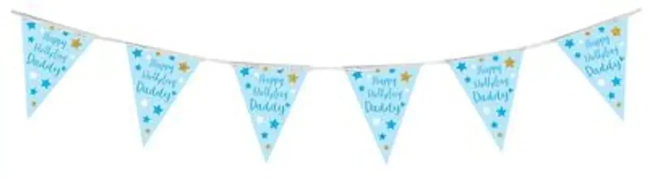 Happy Birthday Daddy Bunting | The Party Hut