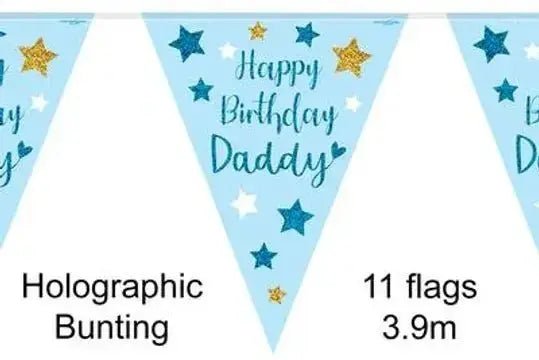 Happy Birthday Daddy Bunting | The Party Hut