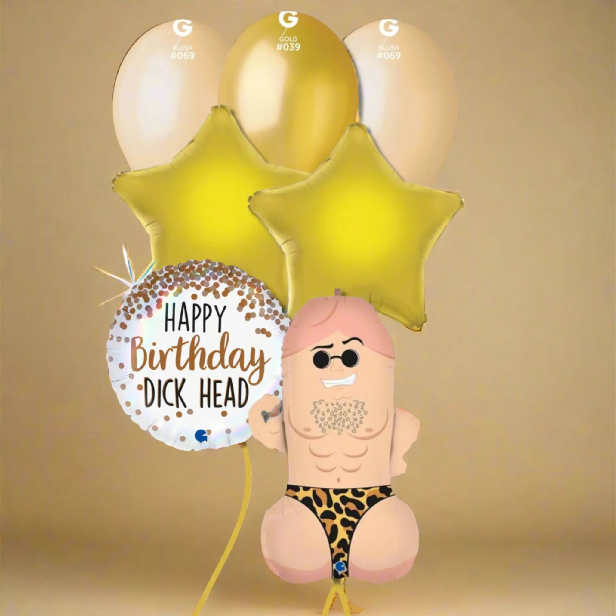 Happy Birthday Dickhead Balloons | The Party Hut