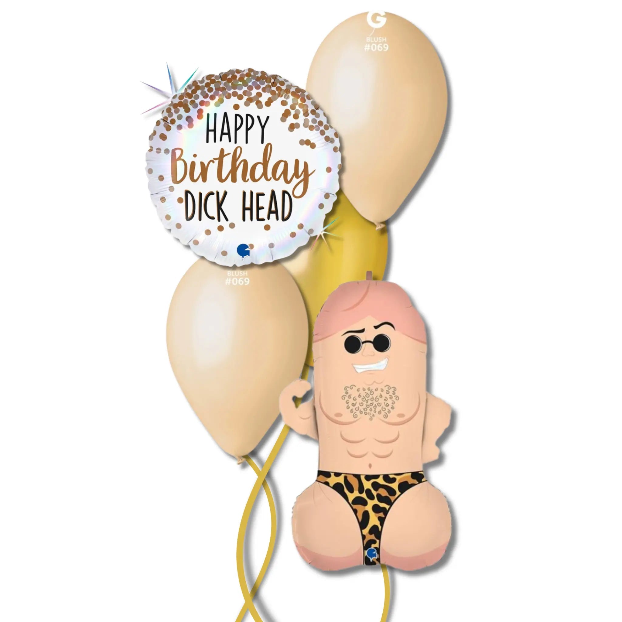 Happy Birthday Dickhead Balloons | The Party Hut