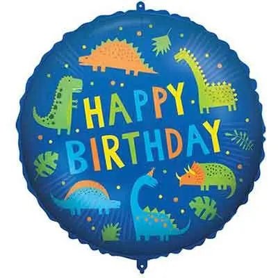 Happy Birthday Dino Balloon