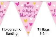 Happy Birthday Mummy Bunting | The Party Hut