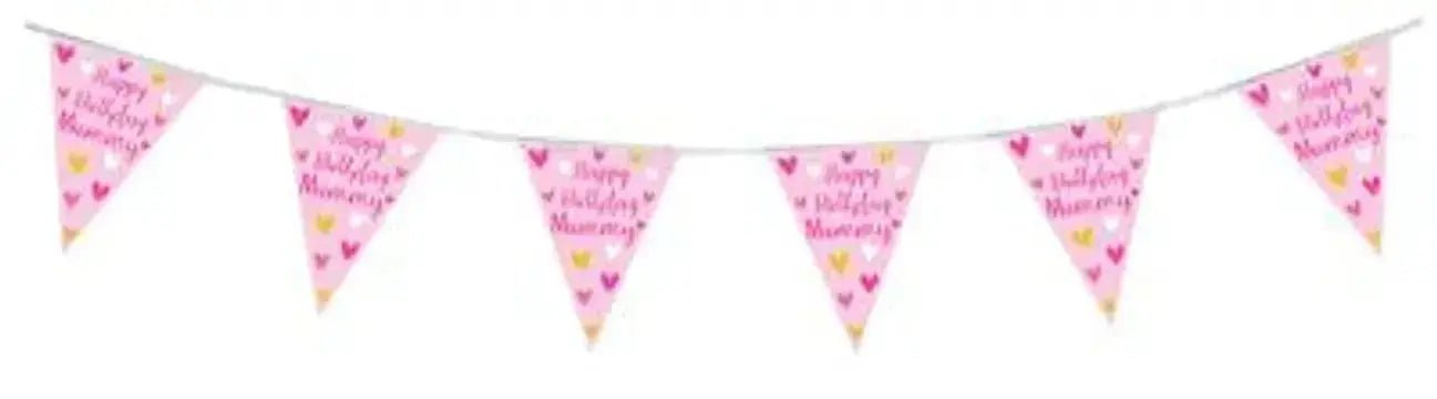 Happy Birthday Mummy Bunting | The Party Hut