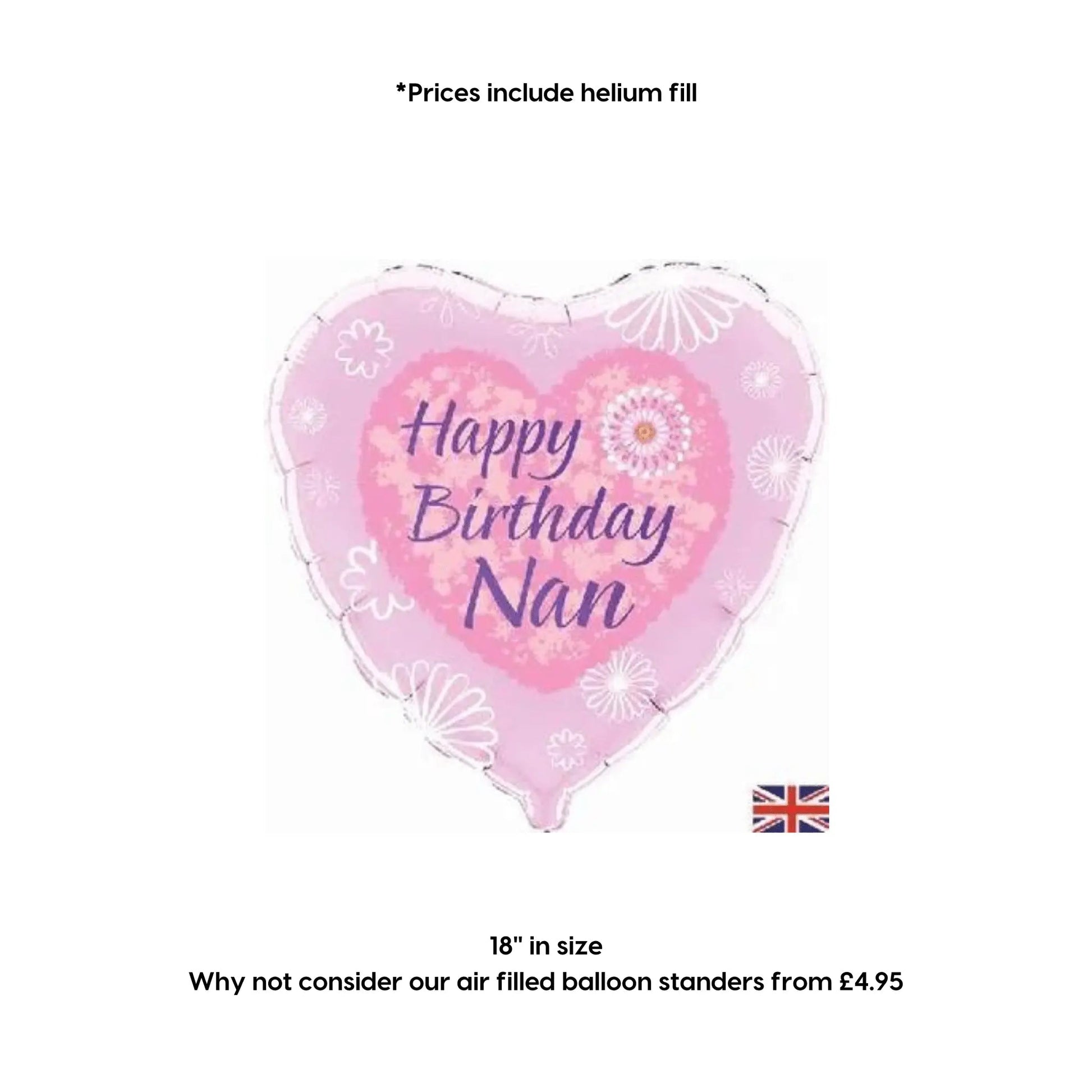 Happy Birthday Nan Balloon