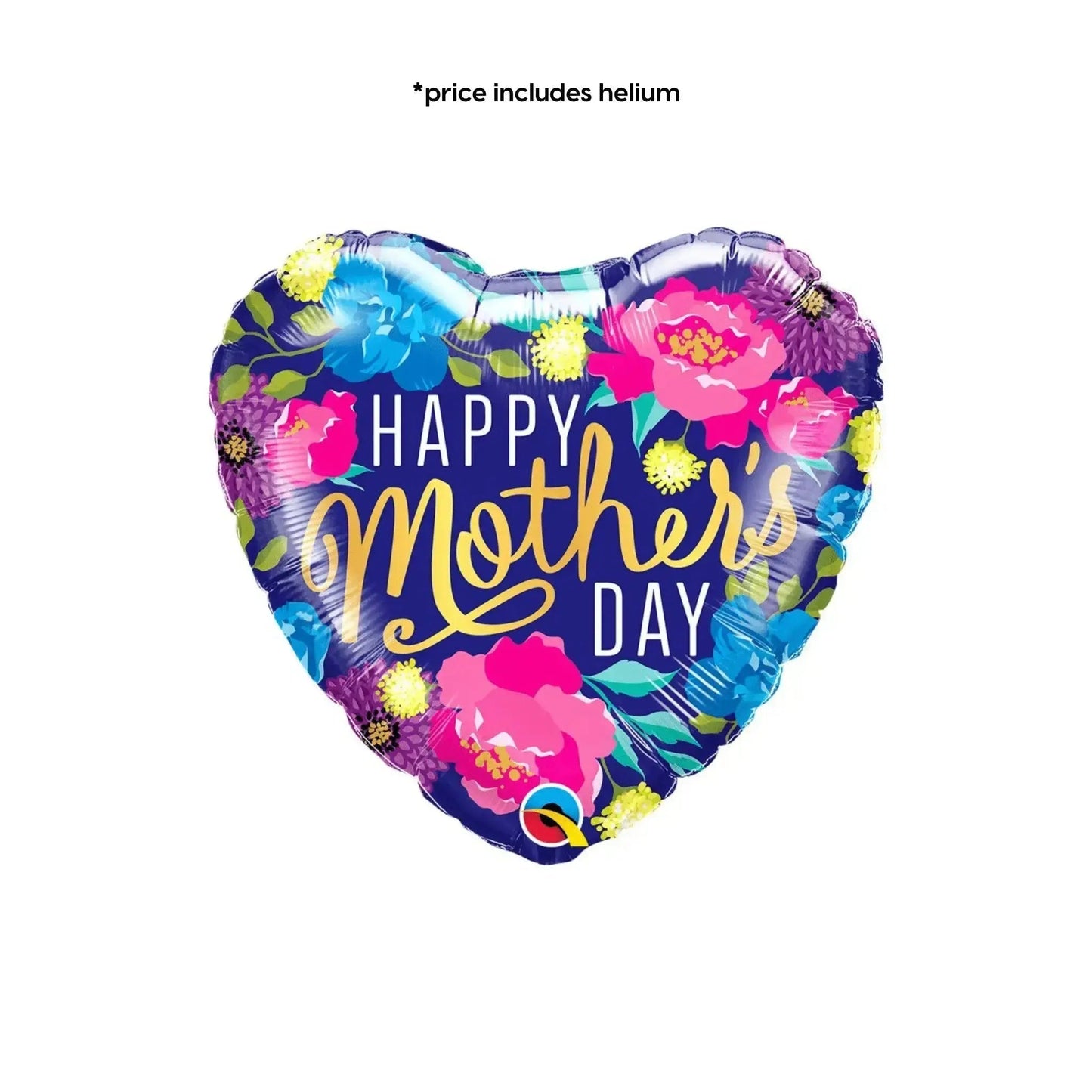 Happy Mothers Day - Colourful Peonies Balloon | The Party Hut