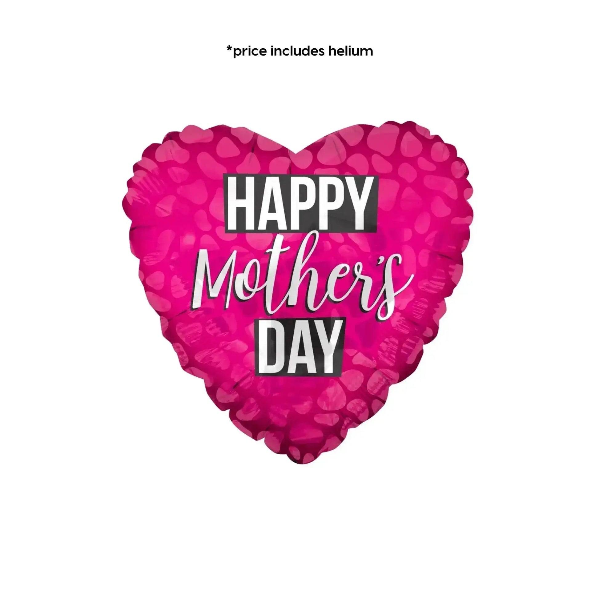 Happy Mothers Day - Pink Heart Balloon