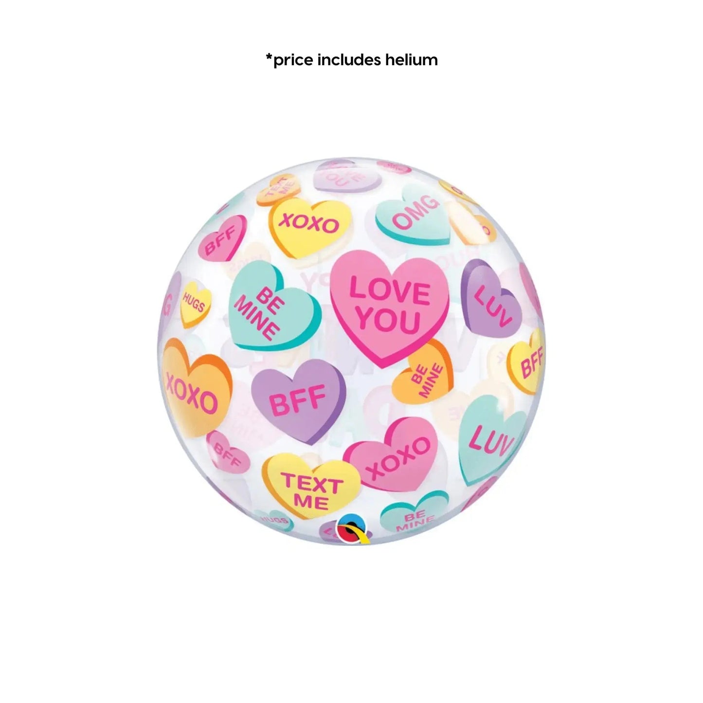 Happy Valentines Day Bubble Balloon | The Party Hut