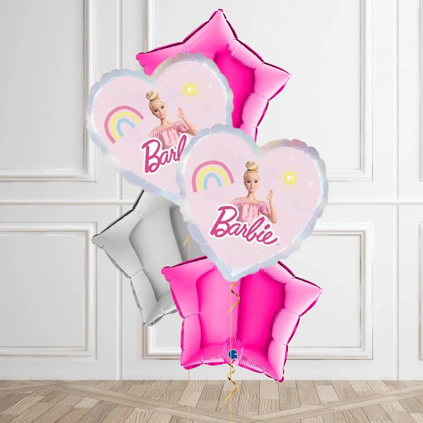 Helium Balloon Bouquet - Barbie | The Party Hut