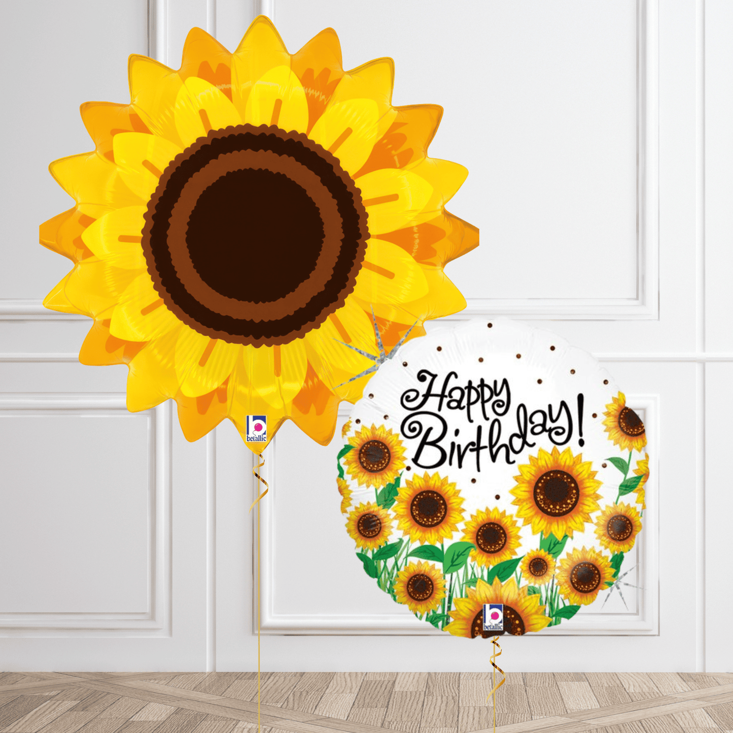 Helium Balloon Bouquet - Birthday Sunflower | The Party Hut