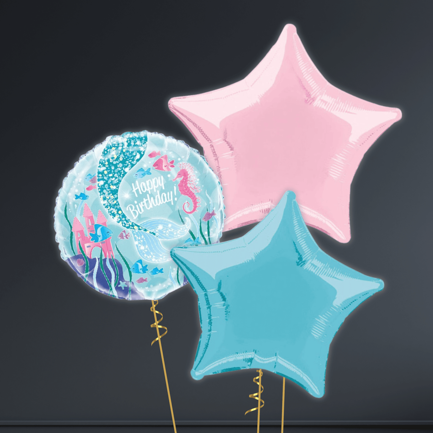 Helium Balloon Bouquet - Mermaid Birthday | The Party Hut