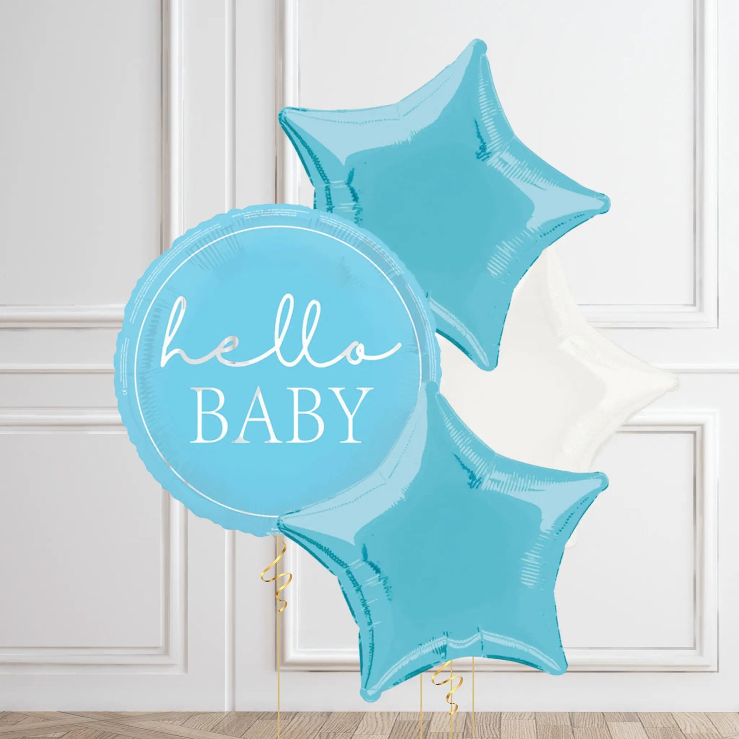 Hello Baby Balloon Bouquet - Boy | The Party Hut