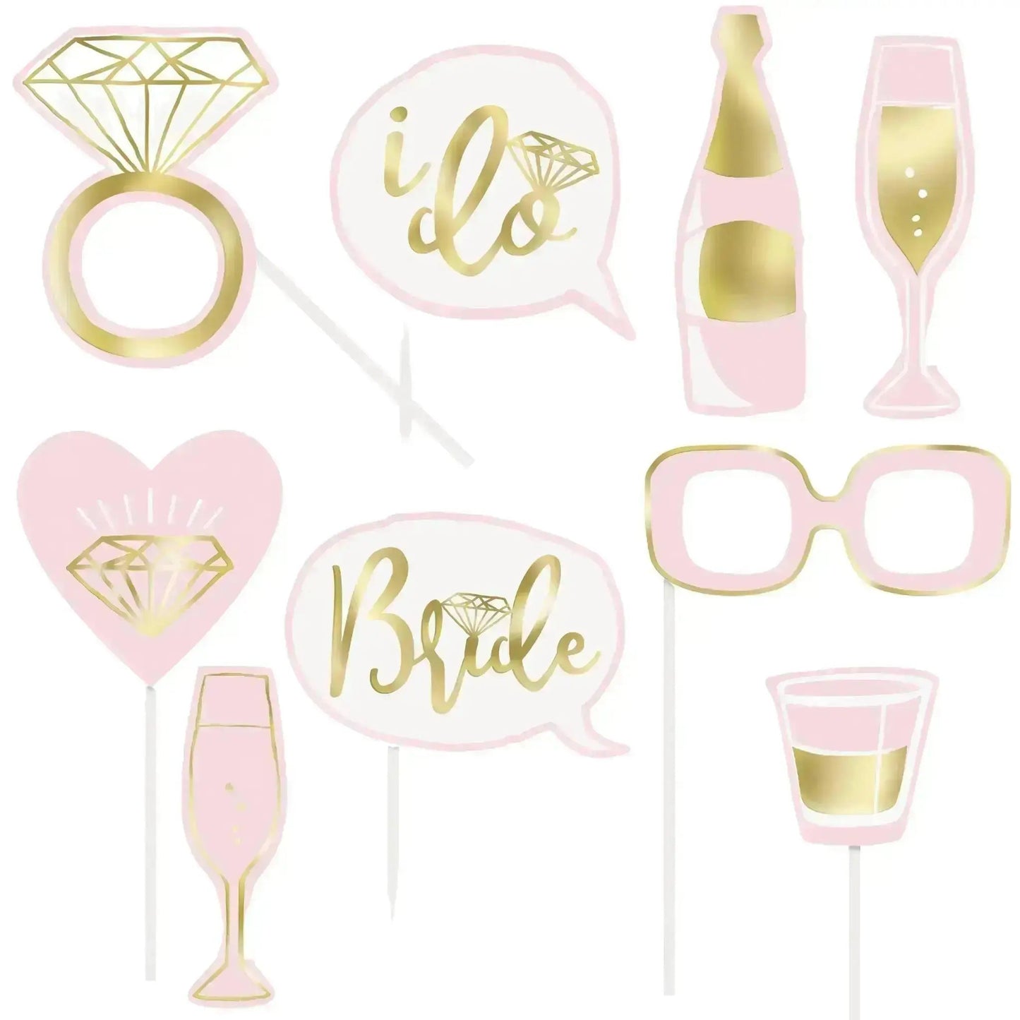 Hen Party Photo Props 10pk | The Party Hut