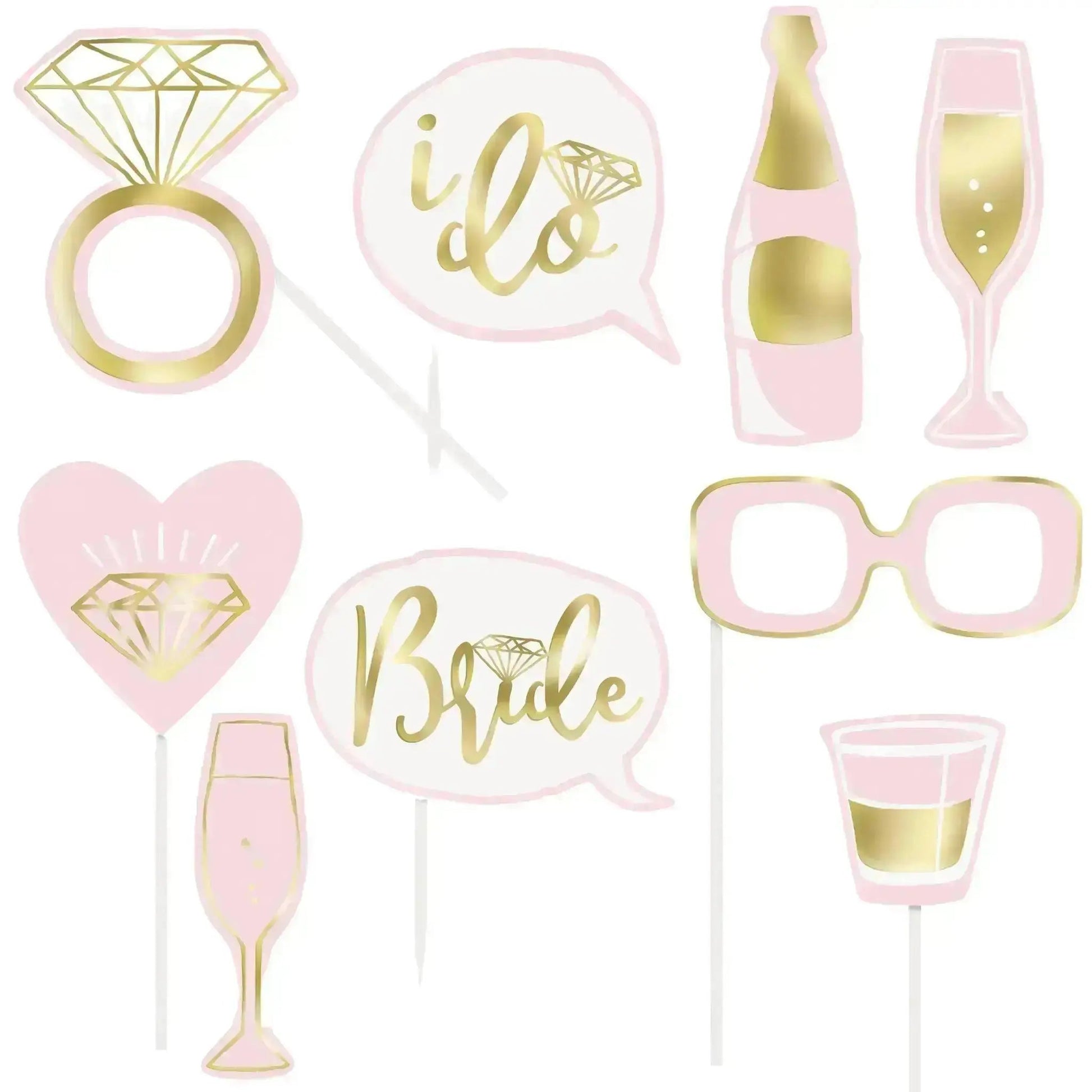 Hen Party Photo Props 10pk