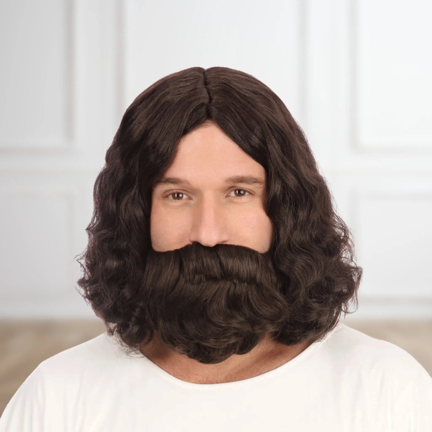 Hippy Jesus Wig and Beard Set - Versatile Costume Accessory | The Party Hut