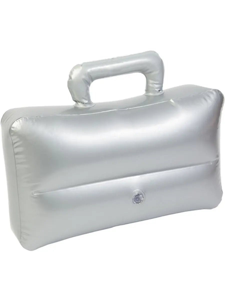 Inflatable Boom Box, Silver | The Party Hut