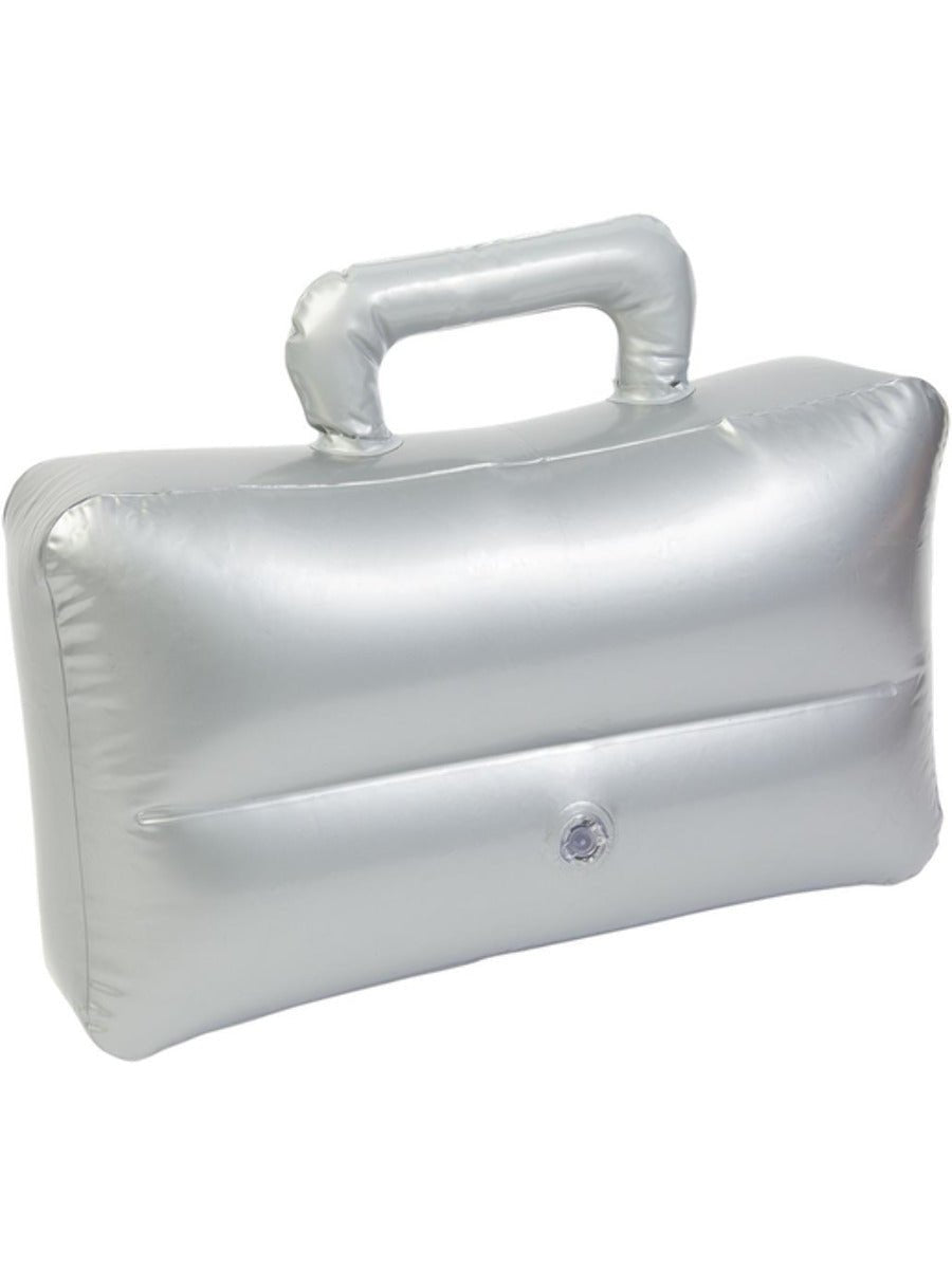 Inflatable Boom Box, Silver | The Party Hut