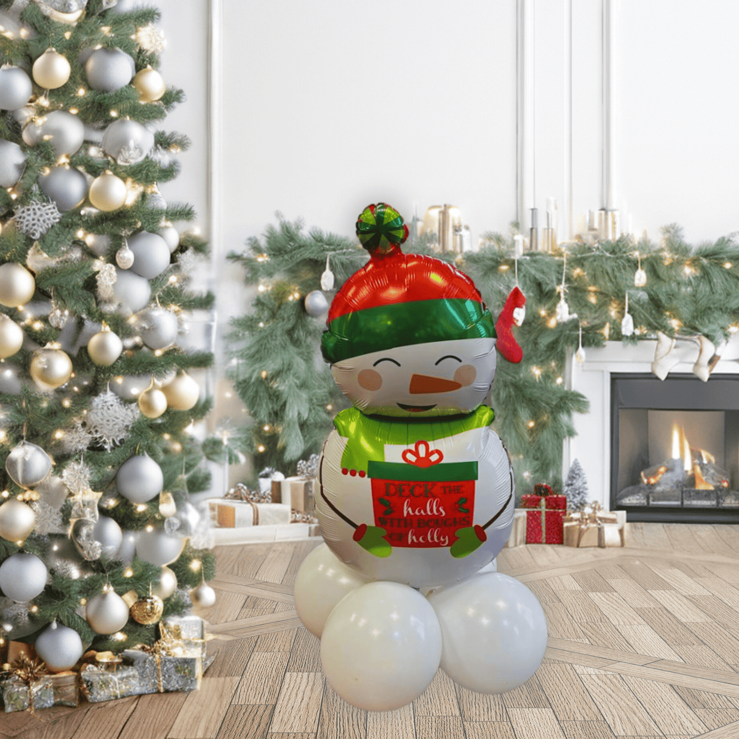 Jolly Snowman Balloon Stack | The Party Hut