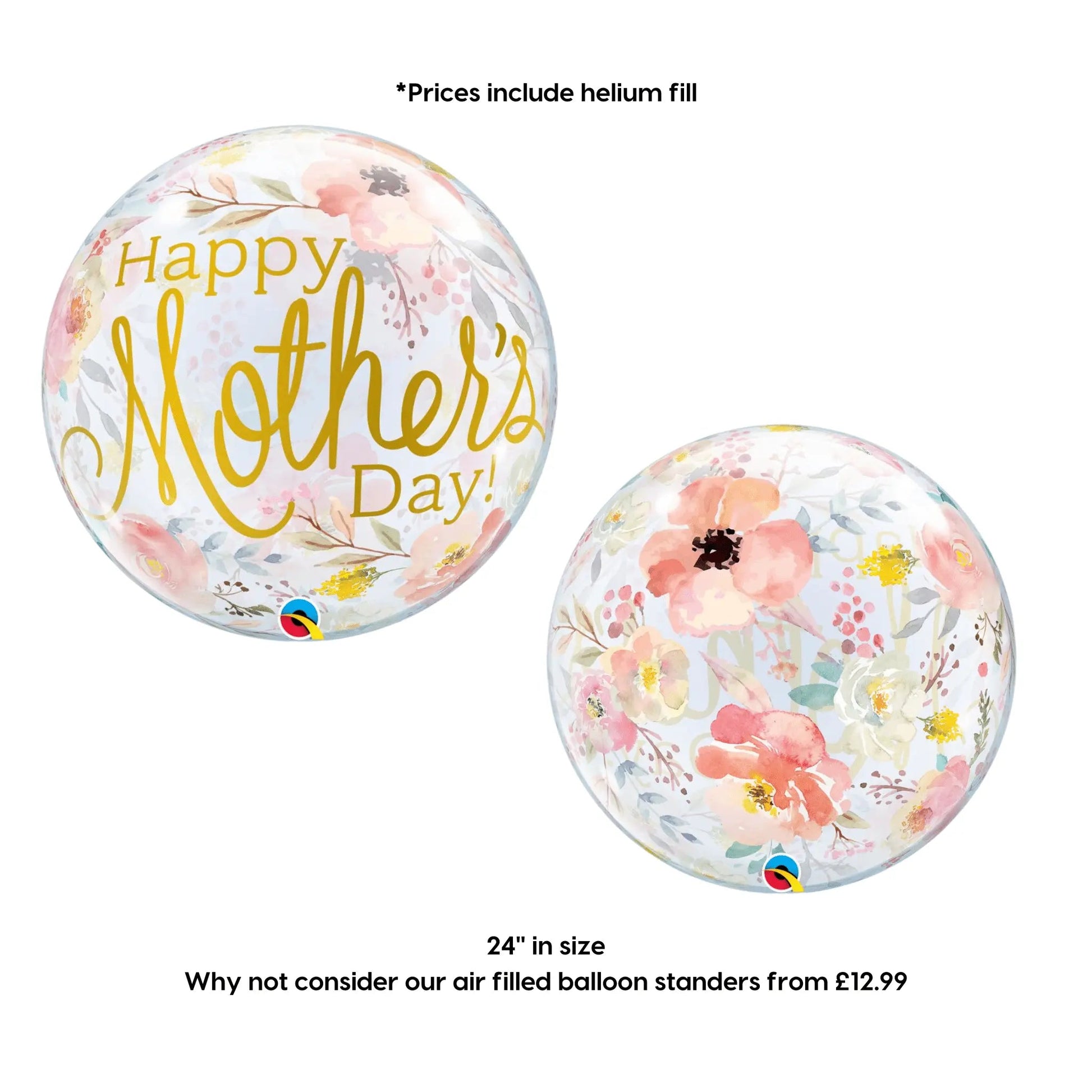 Jumbo Happy Mothers Day Floral Balloon