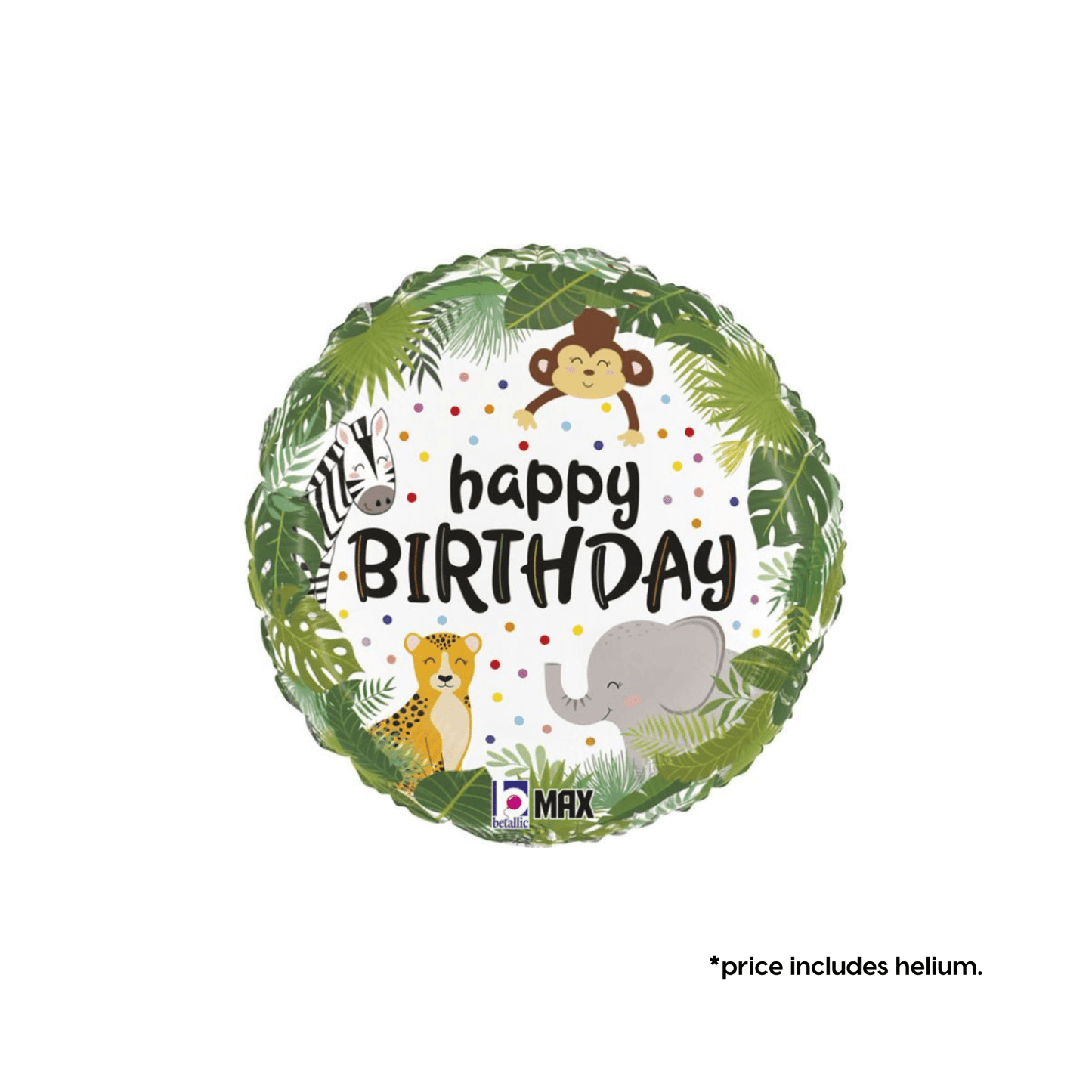 Jungle Birthday Balloon | The Party Hut