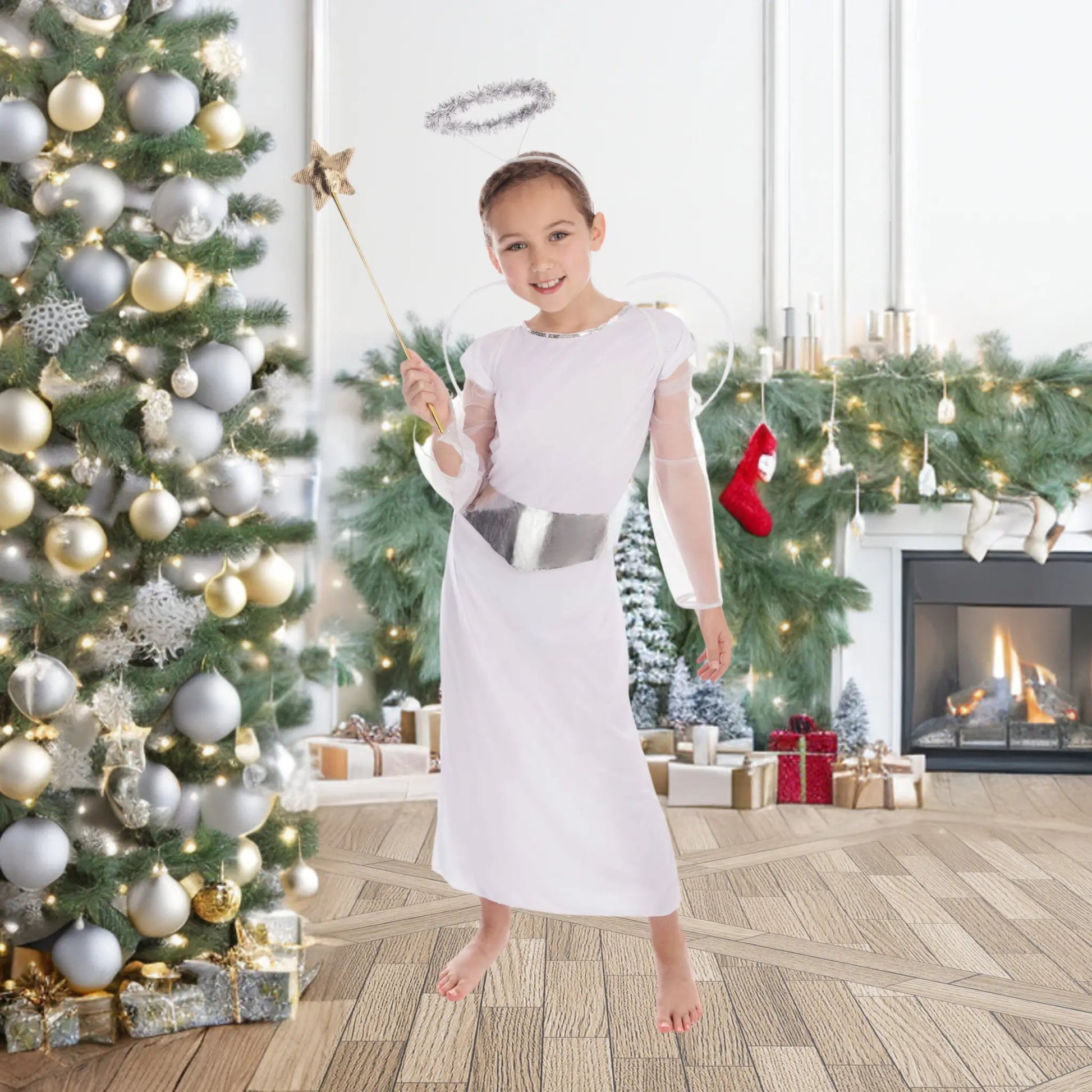 Kids Angel Costume – Heavenly Outfit for Nativity Plays and Christmas Events