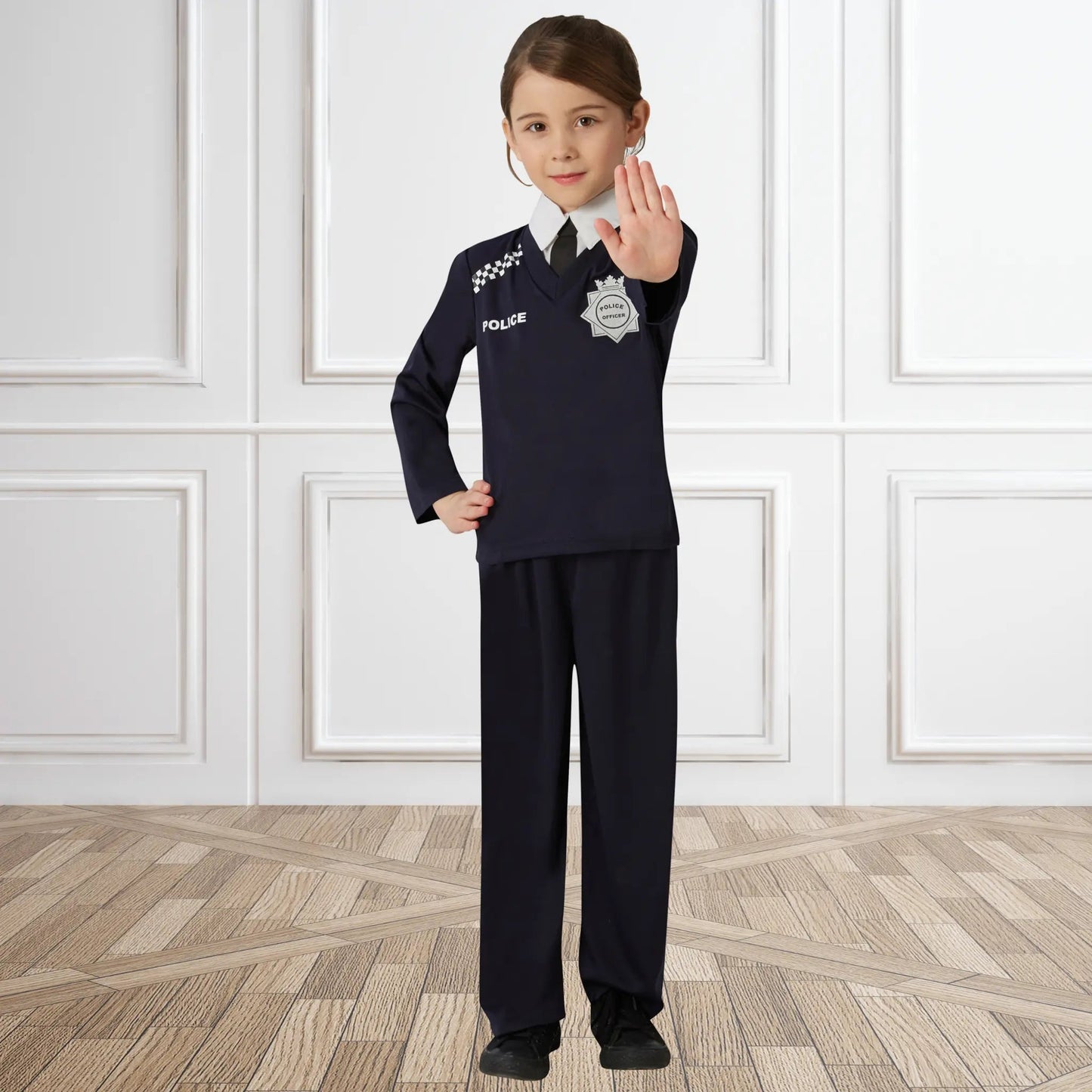 Kids Police Officer Costume - Authentic Children's Outfit | The Party Hut