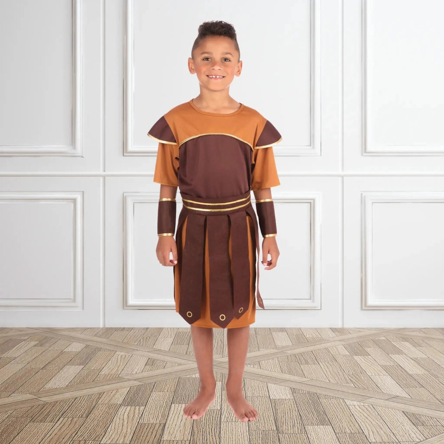 Kids Roman Soldier Costume - Historical Warrior Outfit | The Party Hut