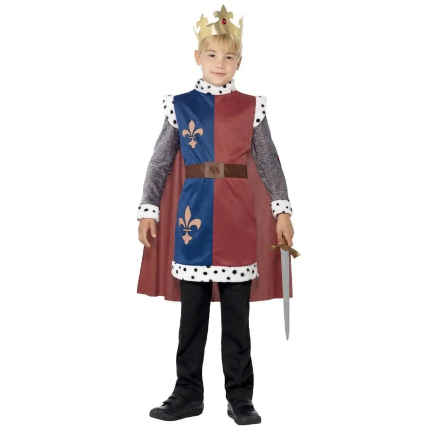 King Arthur Medieval Costume, Kids | The Party Hut