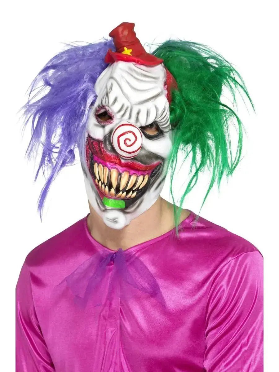 Kolorful Killer Klown Mask - Creepy Clown Horror Mask | The Party Hut