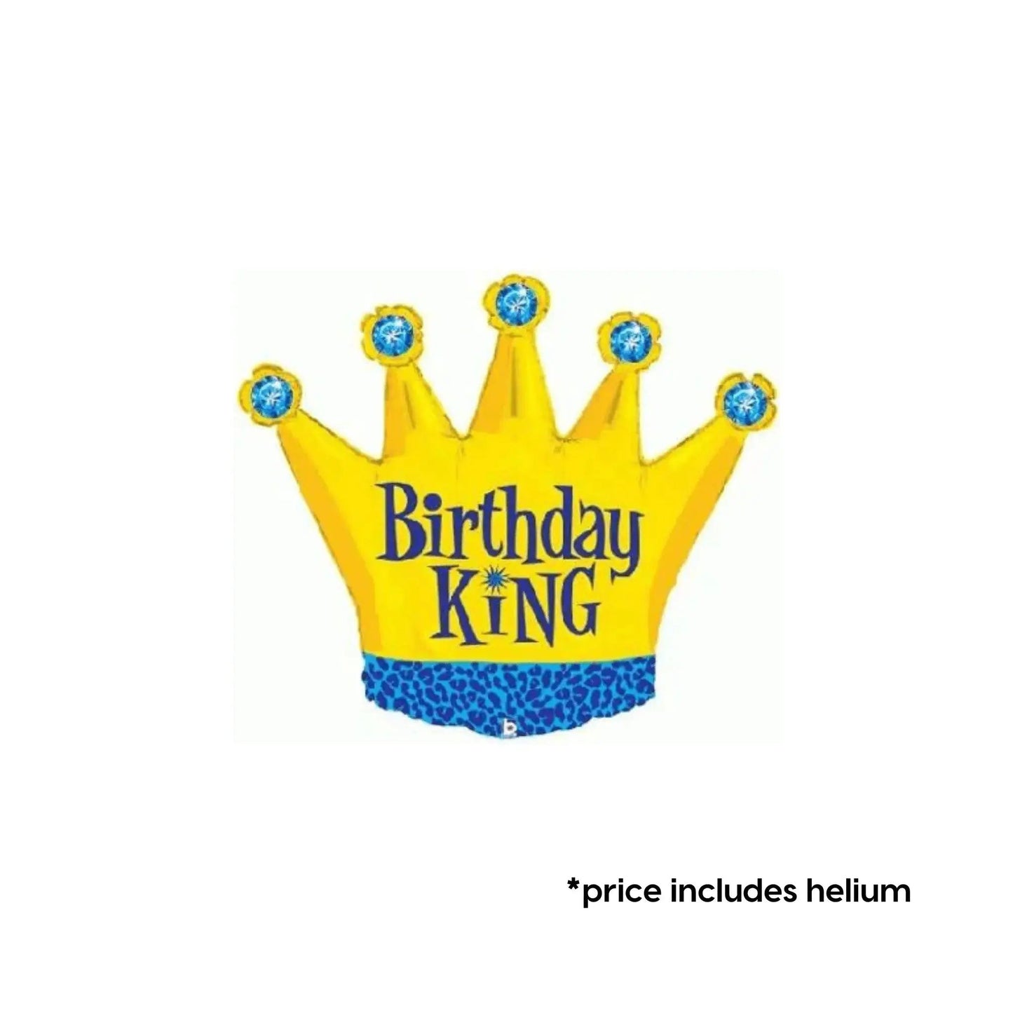 Large Birthday King Balloon | The Party Hut