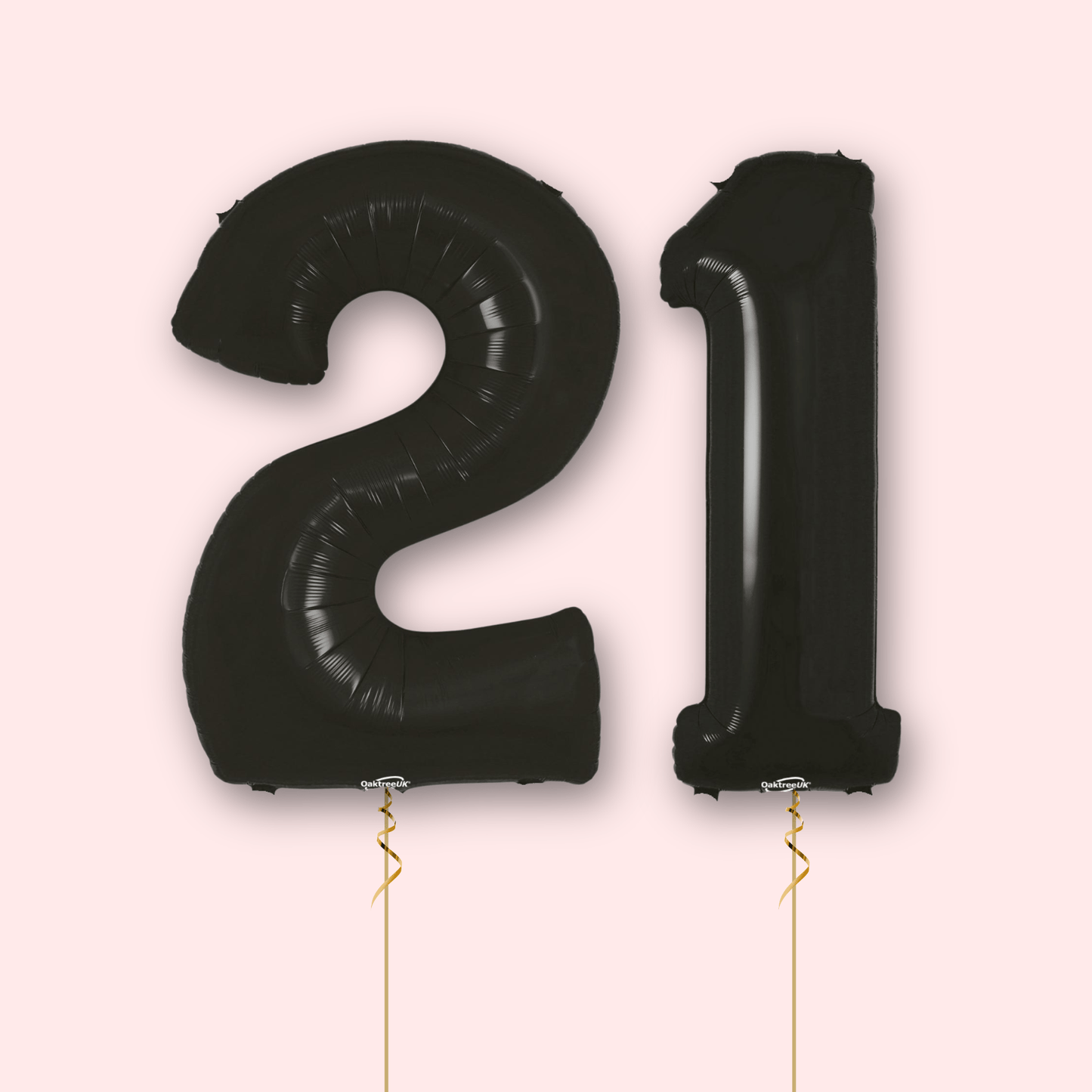 Large Black Foil Number Balloons | The Party Hut