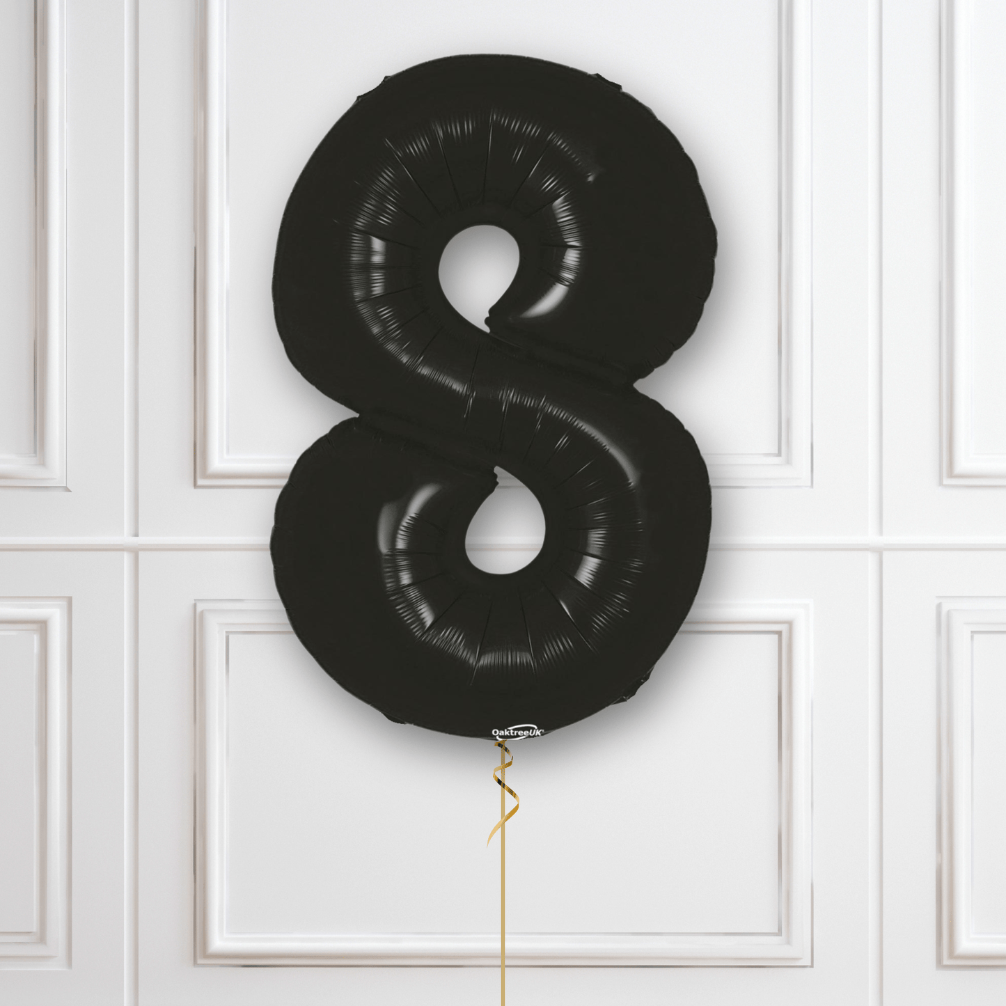 Large Black Foil Number Balloons | The Party Hut