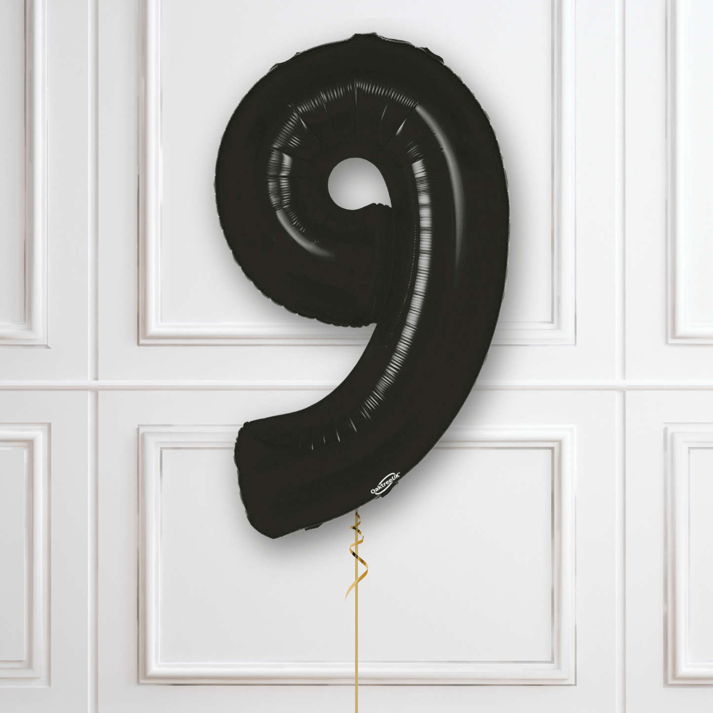 Large Black Foil Number Balloons | The Party Hut