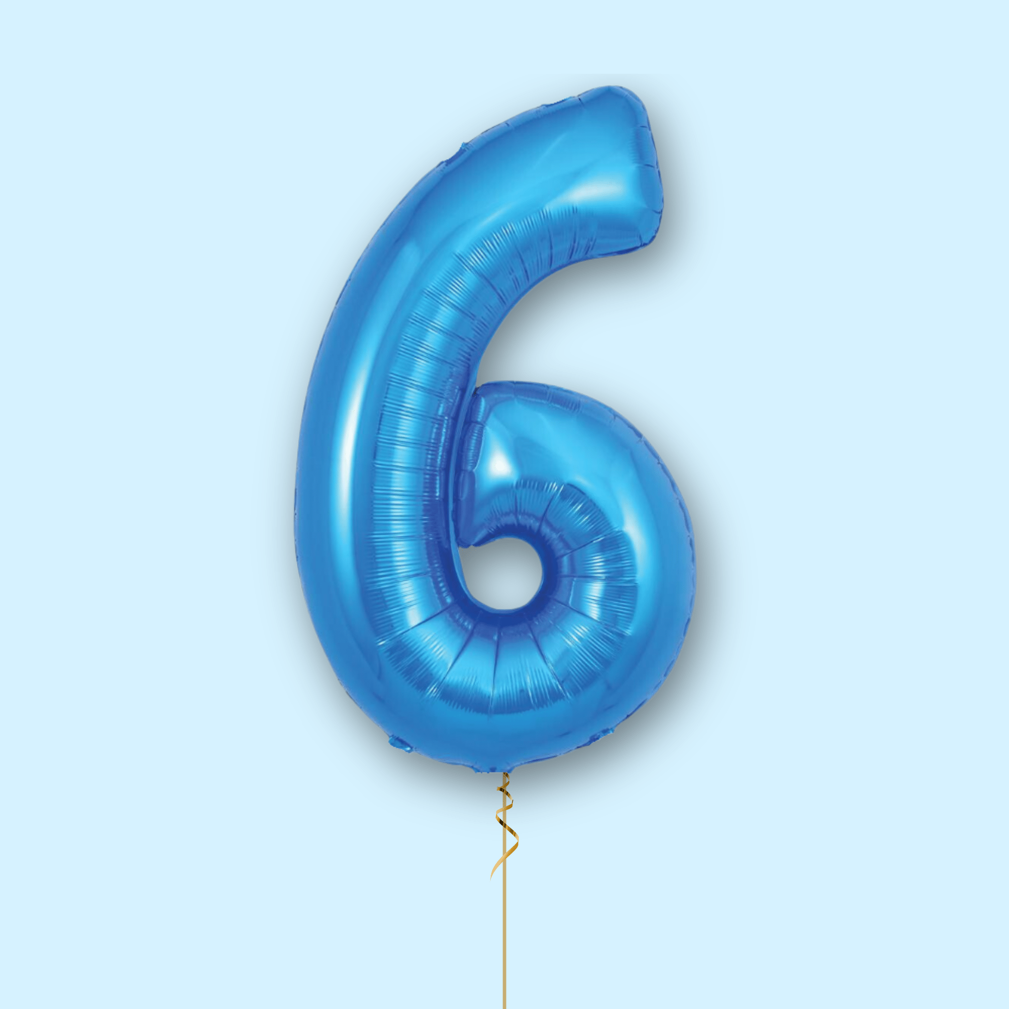 Large Blue Foil Number Balloons | The Party Hut